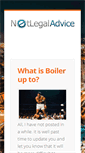 Mobile Screenshot of notlegaladvice.org